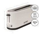 Тостер First FA-5368-4, Бял, до 900W, 2 филии, 7 степени на изпичане | Iguana.bg