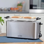 Тостер First FA-5367-5, Инокс, до 1400W, 4 филии, 7 степени на изпичане | Iguana.bg