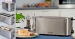 Тостер First FA-5367-5, Инокс, до 1400W, 4 филии, 7 степени на изпичане | Iguana.bg