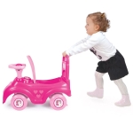 Кола за яздене, бутане с Еднорог, Бипка и багажник, Моята първа Ride-On DOLU, розов до 25 кг