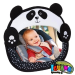 Oгледало за oбратно виждане на задната седалка на автомобил, мече Панда, Panda 31x25см | Iguana.bg