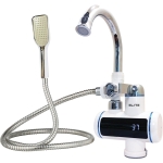 Нагревател за вода с Душ Elite EHSD-2560, 3000W, Стоящ монтаж, LED дисплей, Гъвкав душ, до 60 градуса | Iguana.bg