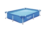 Сглобяем басейн Bestway Steel Pro, Правоъгълен 221 X 150 X 43см, 1200литра, Тръбна конструкция | Iguana.bg