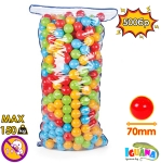 Комплект Детски топки за игра, 500 броя, 7 см, 4 ярки цвята | Iguana.bg