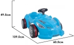 Детска кола с педали Speedy, Синя, за деца на 3 години и до 35кг | Iguana.bg