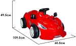 Детска кола с педали Speedy, Червена, за деца на 3 години и до 35кг | Iguana.bg