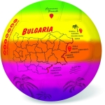 Топка за плажен волейбол с карта на България, Bulgaria