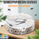 Електрически капан за мухи и комари 20х7 см | Iguana.bg