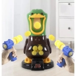 Детска игра за стрелба по мишена Патица с LCD дисплей, 2 бластера, 24 топки от пяна | Iguana.bg