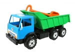 ГОЛЯМ камион самосвал KAMAZ с лопатка и форма за пясък КАМАЗ, 50x20x22см, ORION, Украйна