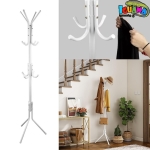 Закачалка за дрехи, метална, 3 нива, 12 закачалки, 170см