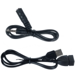 Светеща USB раница, водоустойчива, катинар, несесер и кабели