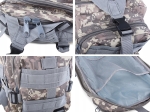 Военна раница 30L с пет отделения 43x25x24см светъл пиксел камуфлаж