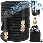 Разтегателен градински маркуч подсилен с калъф и стойка X-Hose PRO
