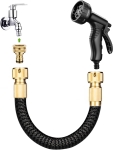 Разтегателен градински маркуч подсилен с калъф и стойка X-Hose PRO