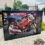 Голям 3D конструктор мотоциклет, 470 части, чопър