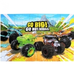 Пъзел Hot Wheels - Чудовищни камиони 50 елемента