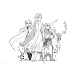 Мега Комплект за оцветяване Disney Frozen, Замръзналото кралство, подаръчна кутия