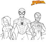 Комплект за оцветяване куфарче  Spiderman , Спайдър-мен