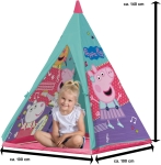 Детска палатка Peppa Pig вигвам 100х100х140см типи Пепа Пиг