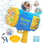Базука с 69 дула за светещи сапунени балони Bubble Gun Rocket LED