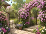 Арка Gothic Style® за рози и увивни растения, 240х150х37см