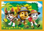 Пъзел 4в1 Пес Патрул 35/48/54/70 части, PAW PATROL Trefi