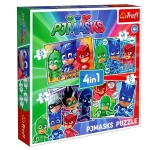 Детски пъзел 4В1  PJ MASKS Пи джей маските