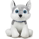 Куче хъски с каишка, 30 см