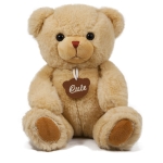 Мече с медальон "Cute" Кафяво 20 см