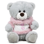 Сиво мече С блузка 24 см