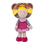 Бебешка мека кукла Розов, 28см