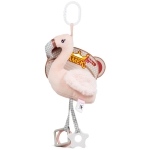 Бебешка играчка розово фламинго, 32см