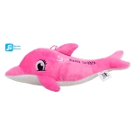 Плюшено делфинче с бродерия "Happy dolphin" Розов 8 см