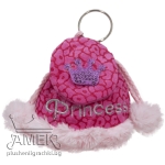 Торбичка - Ключодържател "Princess" Розов 12 см