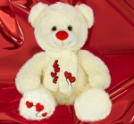 Плюшено мече с шал LOVE, 120см