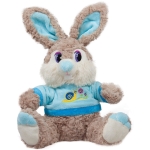 Зайче с тениска Син 25 см