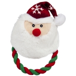 Играчка за куче с коледни животни  Дядо Коледа 22 см