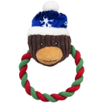 Играчка за куче с коледни животни Пингвин 22 см