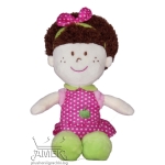 Пюшена кукла с диадема| 3 цвята Розов 34 см