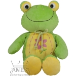 Животинки с бродерия цвете  Жабче 25 см