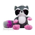Плюшен ракун Розов 22 см