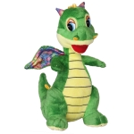 Дракон с цветни крила 40см