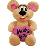 Мишле със сърце 30 см