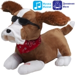 Интерактивна играчка, Плюшено пеещо куче, 22 см