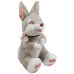 Сиво зайче с цвете 38см