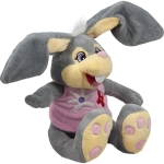 Зайче с розова блуза 20см