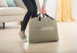 Надуваем двоен матрак INTEX с вградена ел. помпа 152x203x46см, чанта за пренос