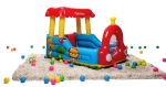 Надуваем влак FISHER PRICE с 25 цветни топки, 132x94x89 см Bestway
