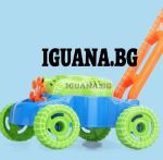 Детска косачка за бутане със сапунени балони